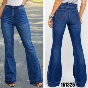 Women's Blue Flare Jeans